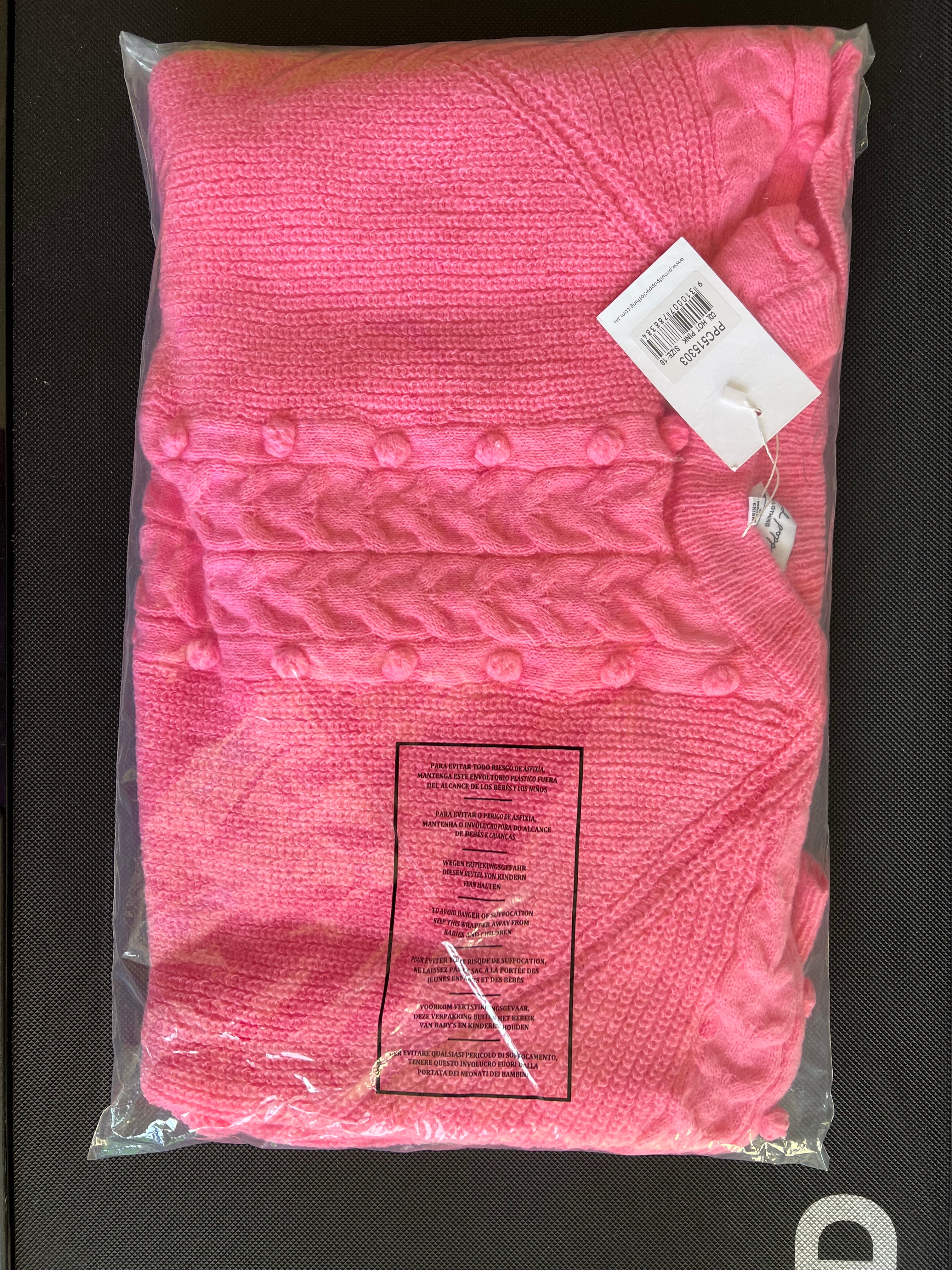 Knit jumper pink